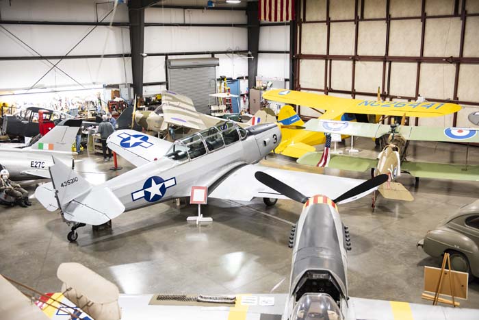 Curator-led tour inside Historic Aircraft Squadron Museum