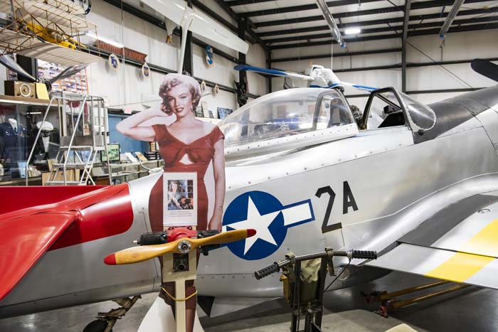 World War II memorabilia and artifacts exhibit