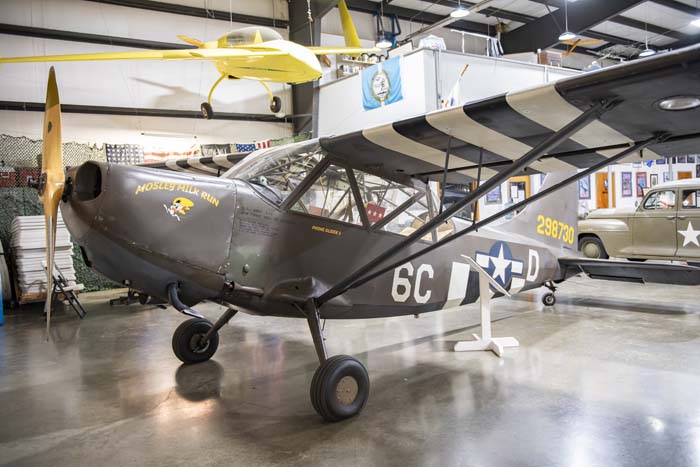 Historic military vehicles on display at HAS Museum