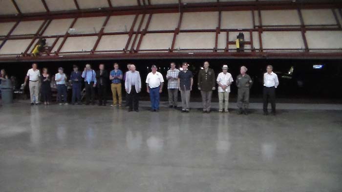 Robert Moses giving dance instruction to guests