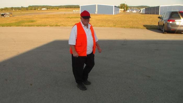 Veterans being honored at the hangar dance
